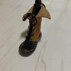 【職人】ブーツ型レザーキーホルダー　チャーム