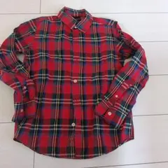 GapKids チェック柄 長袖シャツ 130cm