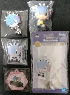 おまけ付き 一番くじ リゼロ レム 5点セット