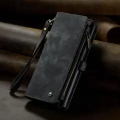 iPhone16 pro max レザーケース　手帳型　お財布付き