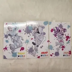 ASAP × にじさんじ　オリジナルステッカー　全３種