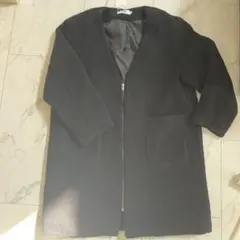 AZUL by moussy ブラックフリースジャケット M