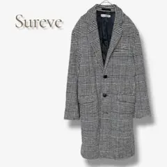 【最終値下】 シュリーブ ロング コート グレンチェック アウター モノトーン