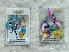 初音ミク　ポケモン　クリアカード　ららぽーと　2種類