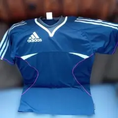 adidas 半袖シャツ ネイビーのサムネイル