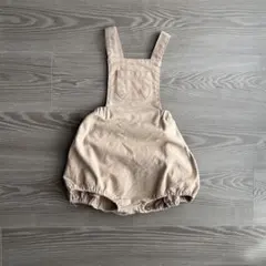 韓国子供服　soye サロペット　オーバーオール　ベージュ　xs