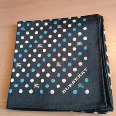 BURBERRY ホースマークドット柄 ハンカチ