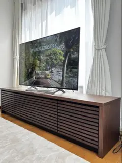 NITORI ニトリ テレビ台 ローボードショア ミドルブラウン 幅180のサムネイル