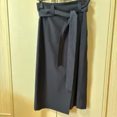 ZARA BASIC ネイビー タイトロングスカートsize M