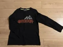 OUTDOOR 長袖Tシャツ・ブラック