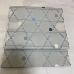 お値下げ！美品☆ミナペルホネン☆タンバリン 名古屋帯 ハンドメイド品