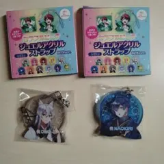 からぴち ジュエルアクリルストラップ なおきり どぬく ステッカー付き