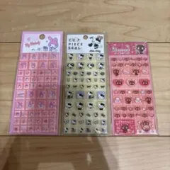 正規品　タイルシール　サンリオ　マイメロ　キティ　チョコキャット