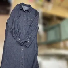 UNIQLO JW ANDERSON ダークデニム シャツワンピース M