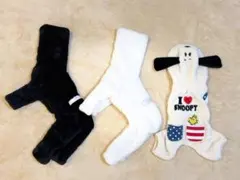 【XXS】犬服　3着セット　ミニピン・イタグレ　N.88（エヌパチ）・スヌーピー