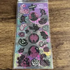 新品ディズニー購入　アリスインワンダーランド　ラメラメグリッターシール2枚セット