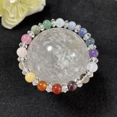 No.280天然石☆ブレスレット《チャクラストーン》パワーストーン 16.8㎝