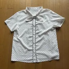 インディヴィ ドット　半袖　ブラウス　38