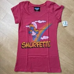 JUNK FOOD Tシャツ SMURFS スマーフ レッド L⭐︎新品タグ付☆のサムネイル