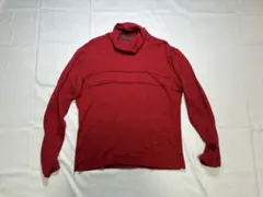 Y’s for men ウールニット ハイネック 赤 00s