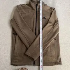 ブラウン フリースジャケット Sサイズ