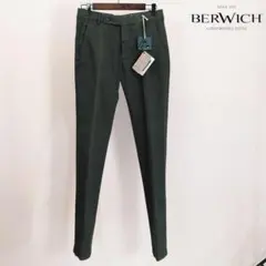 未使用 訳あり BERWICH ベルウィッチ チノパン スラックス 緑 44のサムネイル