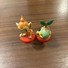 ポケモン　チョコエッグ　旅立ちの3匹　ヒコザル　ナエトル