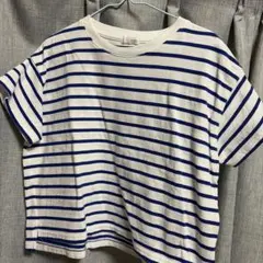 LOWRY'S FARM ストライプ Tシャツ 110-120cm