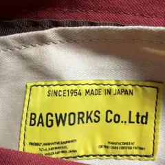 BAGWORKS Co.,Ltd ショルダーバッグ レッド 廃盤モデル - メルカリ