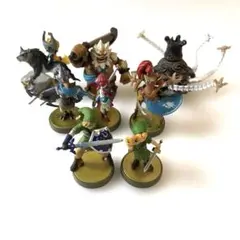 ゼルダの伝説 amiibo フィギュア セット amiibo アミーボ ゼルダの伝説 ブレスオブザワイルド 四人の英傑