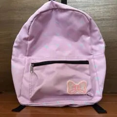 薄紫リボンデザインリュック