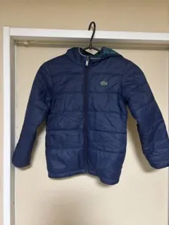 LACOSTE ネイビー リバーシブル　ダウンジャケット116cm