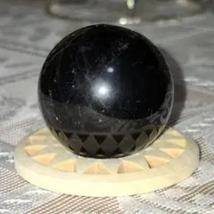 天然石✨️モリオン　スフィア✨️台座付き⑤