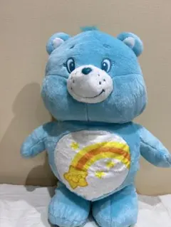 【最安値】ケアベア ウルトラBIGぬいぐるみ 青