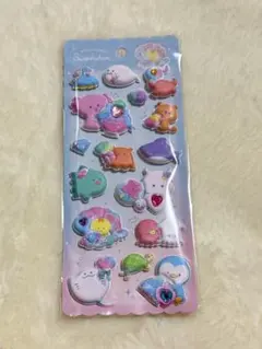 つぶらな瞳のぷくぷくシール