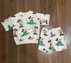 H&M 6-7T 120cm ディズニー　ミッキー　セットアップ　人気