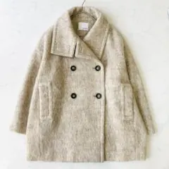 極美品✨コラージュ　ガリャルダガランテ　シャギーコート　オーバーサイズ　ベージュ