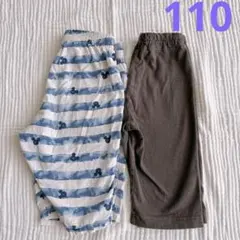 110 ハーフパンツ 半ズボン 2枚セット