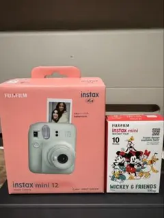 富士フイルムinstax mini12 チェキ　インスタントカメラフィルムセット