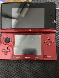 Nintendo 3DS レッド 本体。