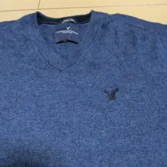 American Eagle ダークブルー ニットセーター XS