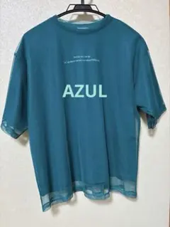 【AZUL】 TULLE SET MESSAGE PRINT TEEのサムネイル