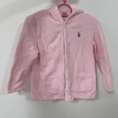 【美品】ラルフ・ローレン　ピンク　リバーシブルパーカー