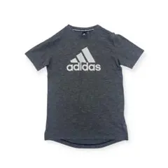 【アディダス】adidas Tシャツ スポーツ グレー size 150