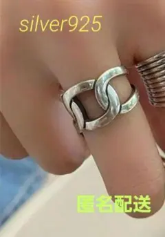silver925シルバー.サイズフリーヴィンテージリング