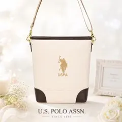 U.S. POLO ASSN.ショルダーバッグ キャンバス　ラインストーン　新品のサムネイル