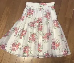 【JILL by JILLSTUART】花柄プリント フレアスカートのサムネイル