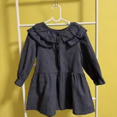 BeBe フリル付きワンピース 100