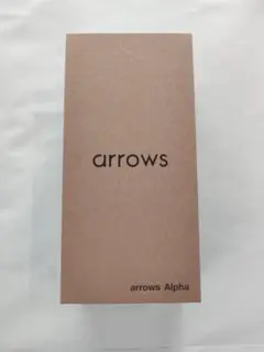 新品未開封　arrows Alpha ブラック simフリー