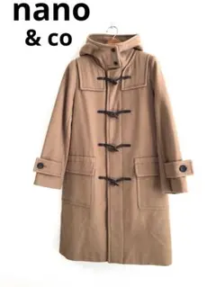 nano&co ナノユニバース ダッフルコート キャメル